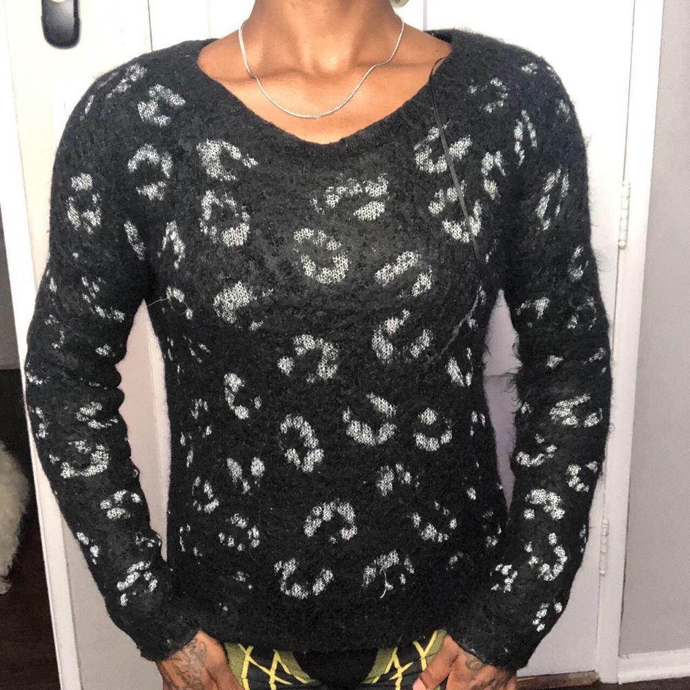 Animal Print Sweater